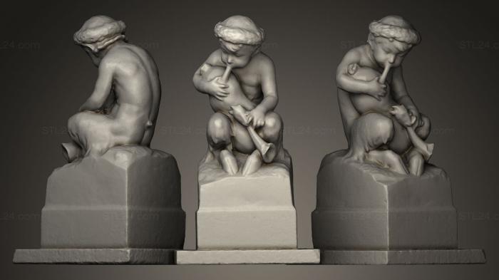 Статуэтки и статуи разные (Сатириской Мюнхен, STKR_0030) 3D модель для ЧПУ станка